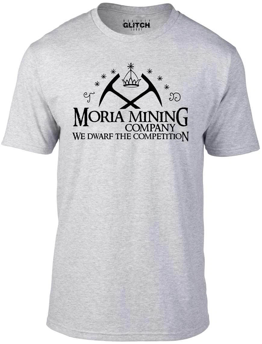 Men's Moria Mining Company T-Shirt - GIFT FILM MOVIE HOBBIT BOX SET COSTUME FUN