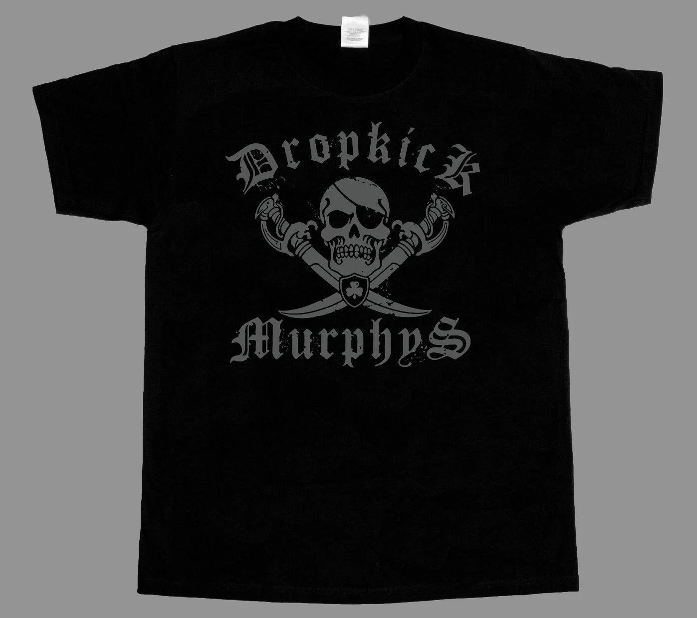 DROPKICK MURPHYS JOLLY ROGER SHORT - LONG SLEEVE NEW BLACK T-SHIRT 3 4 5XL