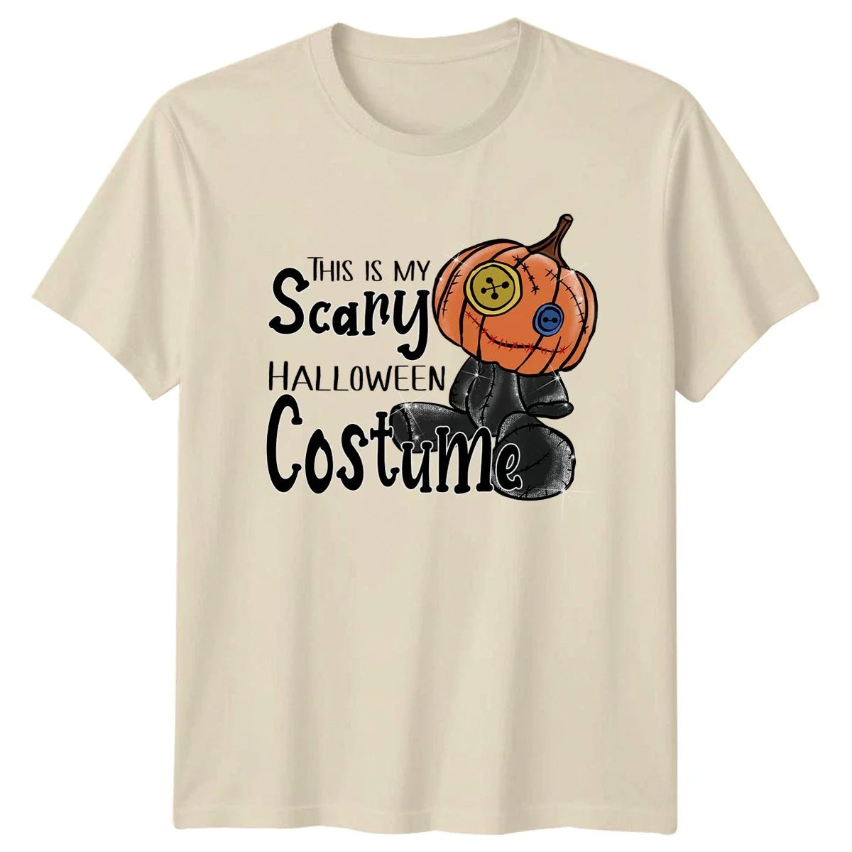 This Is My Scary Halloween T-Shirt Lazy Pumpkin Halloween Gift For Him And Her