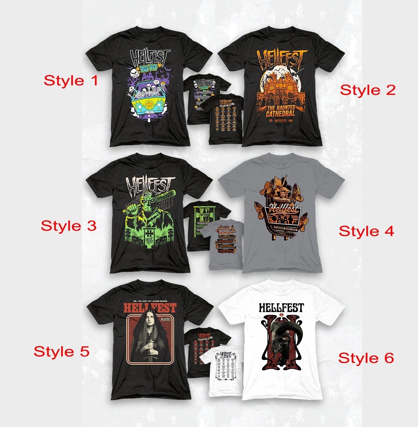 Hellfest 2026 Clisson France On June 18 To June 21 T-Shirt