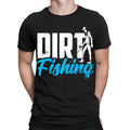 Dirt Fishing Fish Fisherman Gift Funny Vintage Style Retro Mens T-Shirts #TA-135