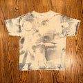 Yazbek Heavyweight All Over Print Music Instrument T-Shirt Size L Tan Distressed