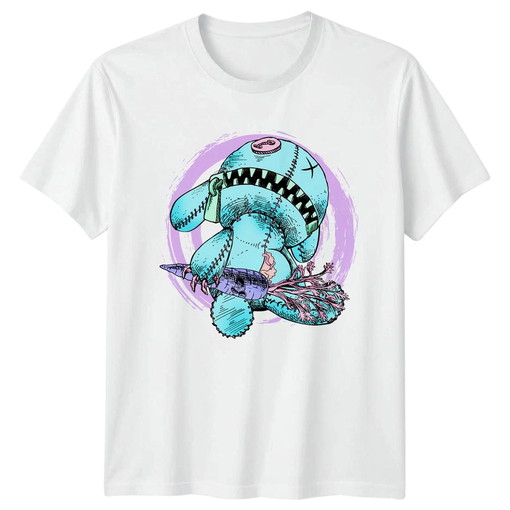 Creepy Cute Pastel Goth Easter T-Shirt Horror Bunny Gift For Him And Her