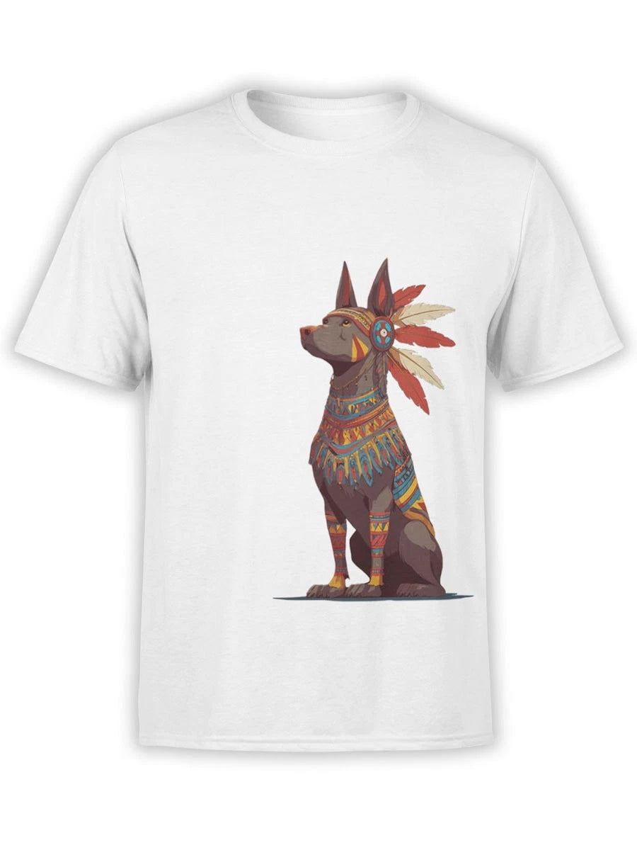 FANTUCCI Tribal Guardian T-Shirt | Noble Dog Warrior Tee | Unisex