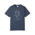 Ah Bach T-Shirt, Minimalist Line Art Drawing, Retro TV