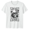 I Wanna Be Nice But Everyone T-Shirt Gothic Skull Attitude Humor