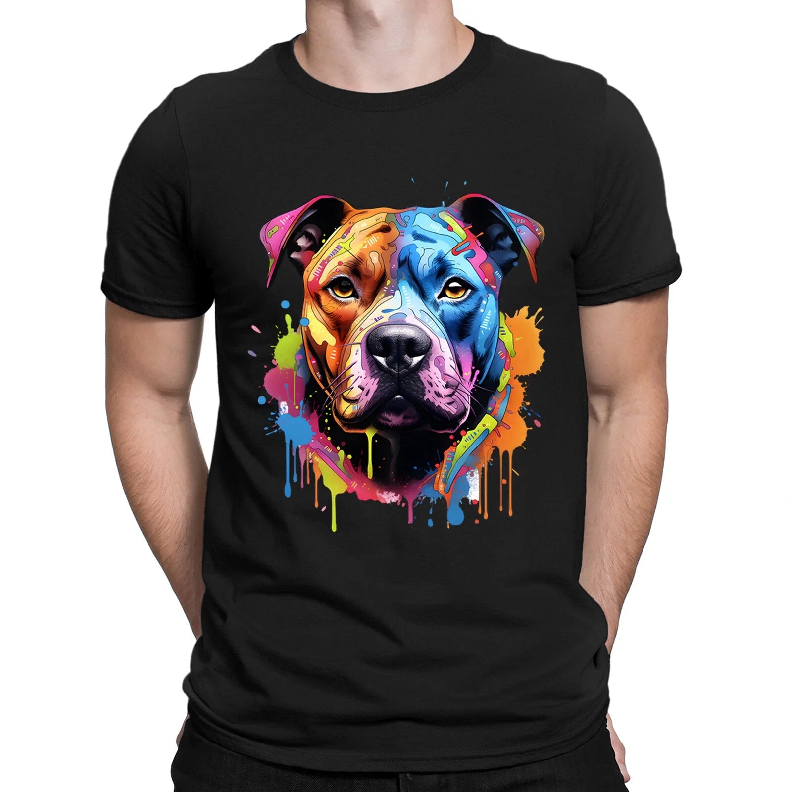 Staffordshire Bull Terrier Staffy Dog Puppy Owner Mens Womens T-Shirts Top #6NE
