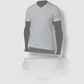 $75 Alfani Men's White Short Sleeve Tee Casual Undershirt V-Neck T-Shirt Size M