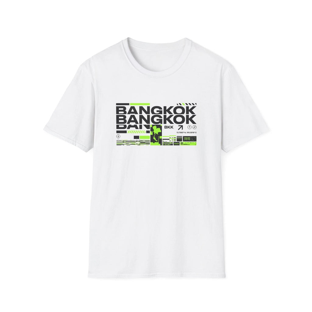 Bangkok Typography T-Shirt Asian Streetwear Thailand Travel Gift for Him Tee