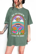 Do No Harm Take No Mess Shirt Bold Quote Graphic Statement Tee