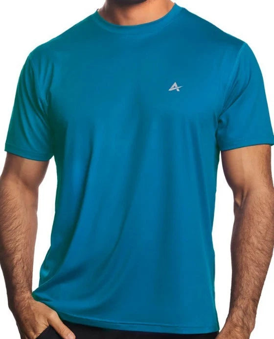 arctic cool mens crew neck short sleeve  glacier blue