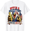WTF is A Kilometer Funny Eagle Patriotic Humor T-Shirt