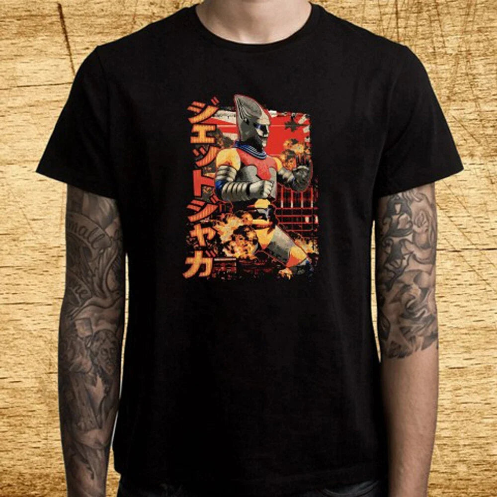 Jet Jaguar Mecha TV Show Men's Black Size S-5XL