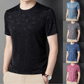 Men's Casual Slim Fit Round Neck Short Sleeve T Shirt for Daily Outfit