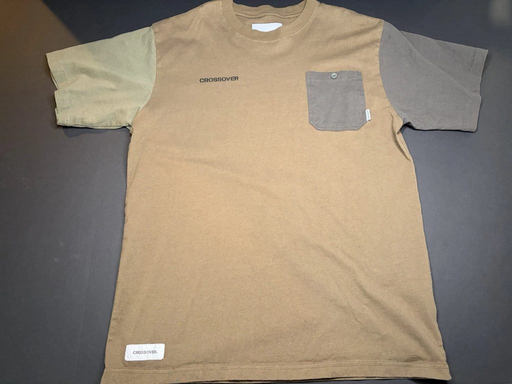 Crossover | Streetwear Graphic T-Shirt | TAN BROWN GREEN EARTH | XLarge | NEW
