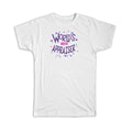 Gift T-Shirt : Worlds Best Appraiser Cute Lettering Floral Boho Chic
