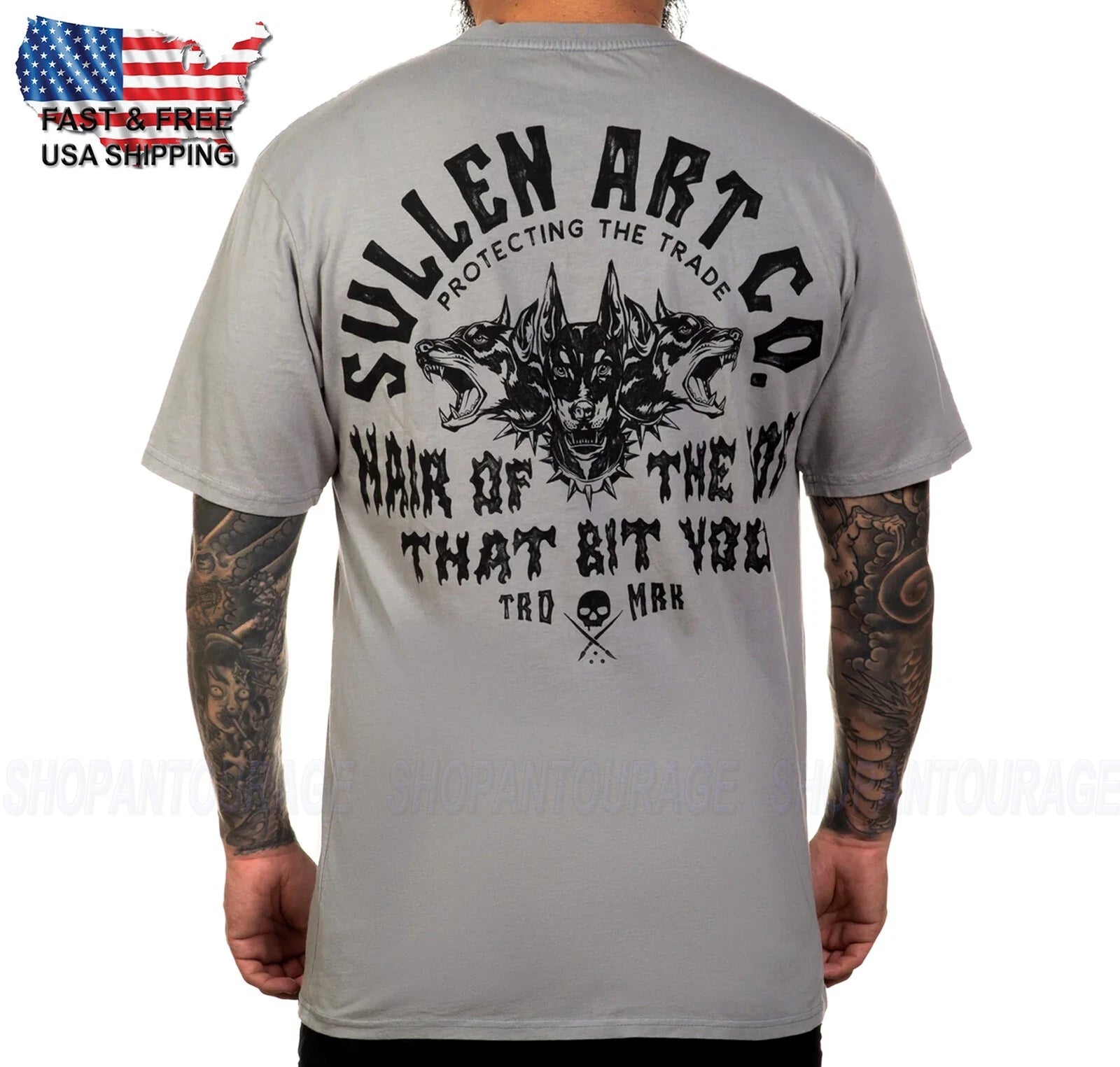 Sullen Art Collective Hair Of Dog T-Shirt Premium Manica Corta SCM5781