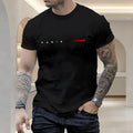 Men's T-Shirt Paris Print Stylish Street Fashion Normal Fit Round Neck 2XS-5XL