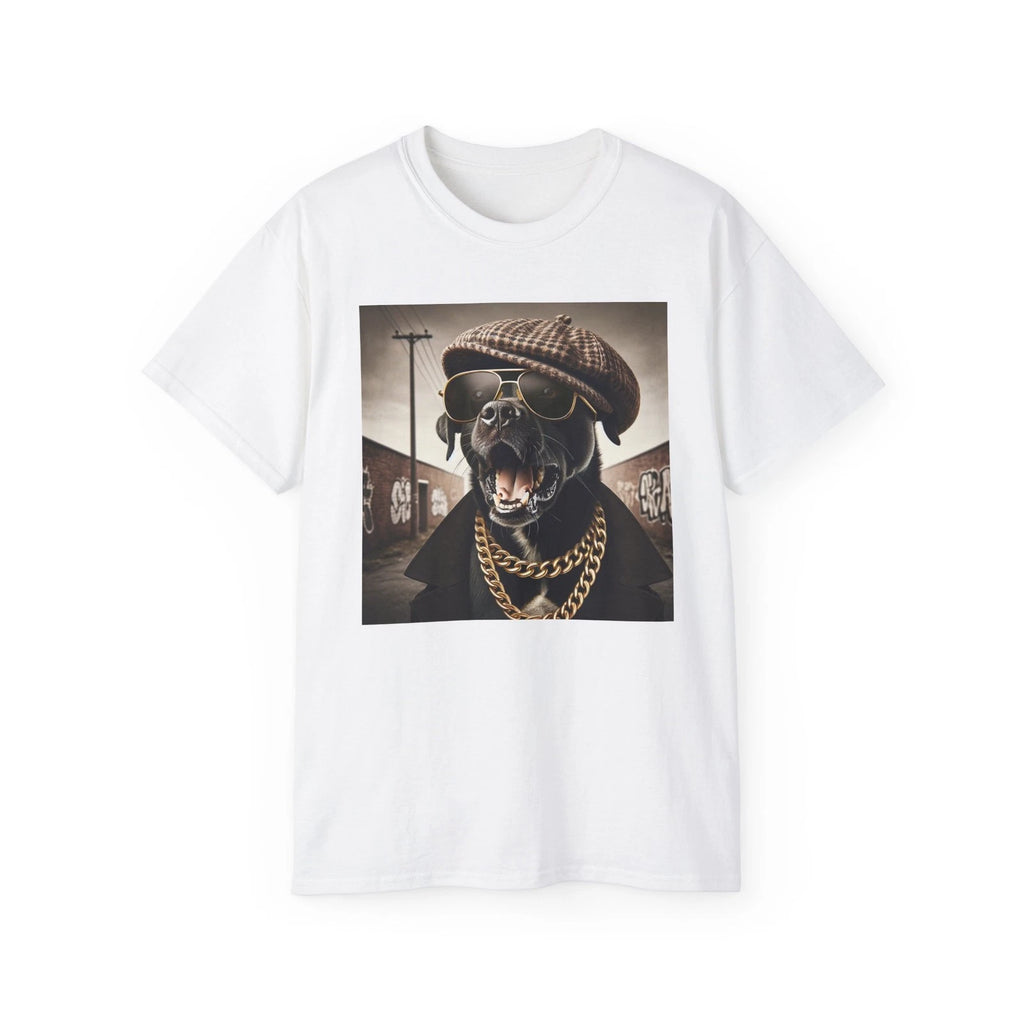 Mob Dog Unisex Tee, Mafia Dog T-shirt, Personalized Mobster Shirt, custom tee