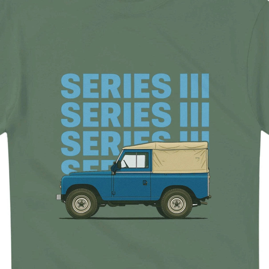 Series 3 T-Shirt –inspired design for the Land Rover Series III Classic Car enth