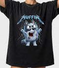 Bluey Heavy Metal Muffin Shirt, Angry Heeler Dog Tee, Funny Cartoon Metalhead Pa