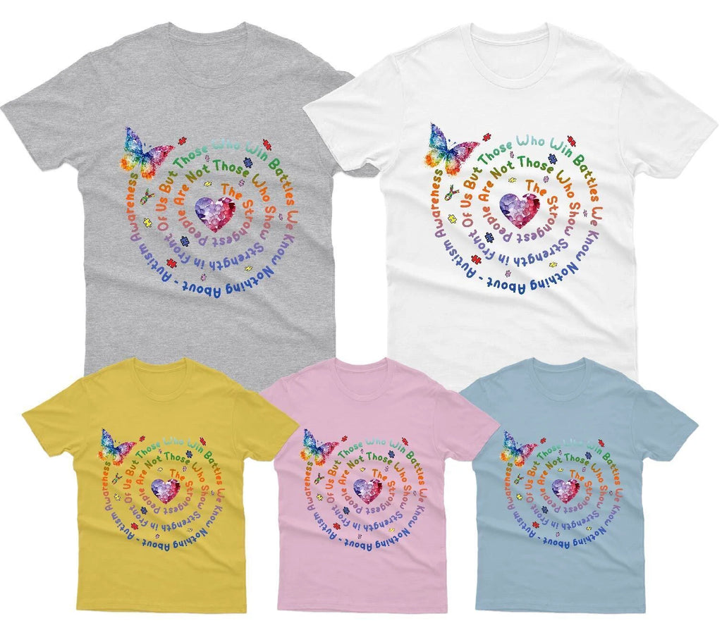 Strongest People Autism Awareness Day Promoting Love And Acceptance T-Shirt #AD