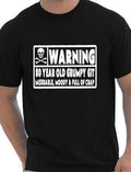 80 Year Old Git Mens Funny 80th Birthday Gift Fathers Day T-Shirt Size S-XXL