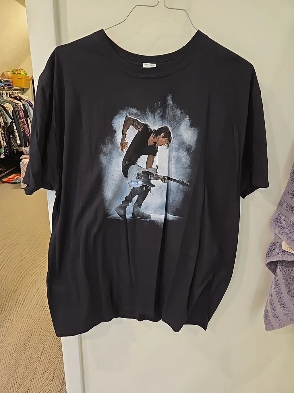 Men's Keith Urban Graffiti U World Tour 2018 T-Shirt 2XL Black
