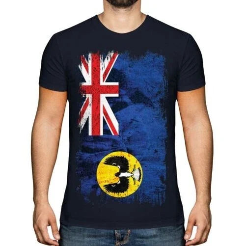 South Australia Men's Grunge Flag T-Shirt Shirt Jersey Gift