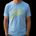 $45 TOMMY BAHAMA Sky Blue ROW WITH THE FLOW Relaxed Fit Short Sleeve T-shirt