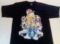 Vintage Bart Simpson Gangster Y2K era  CH Gold Series T-Shirt Large Shirt New!