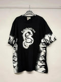 Eddie Bauer Tribal Tattoo Dragon Y2K Style T-Shirt size Large