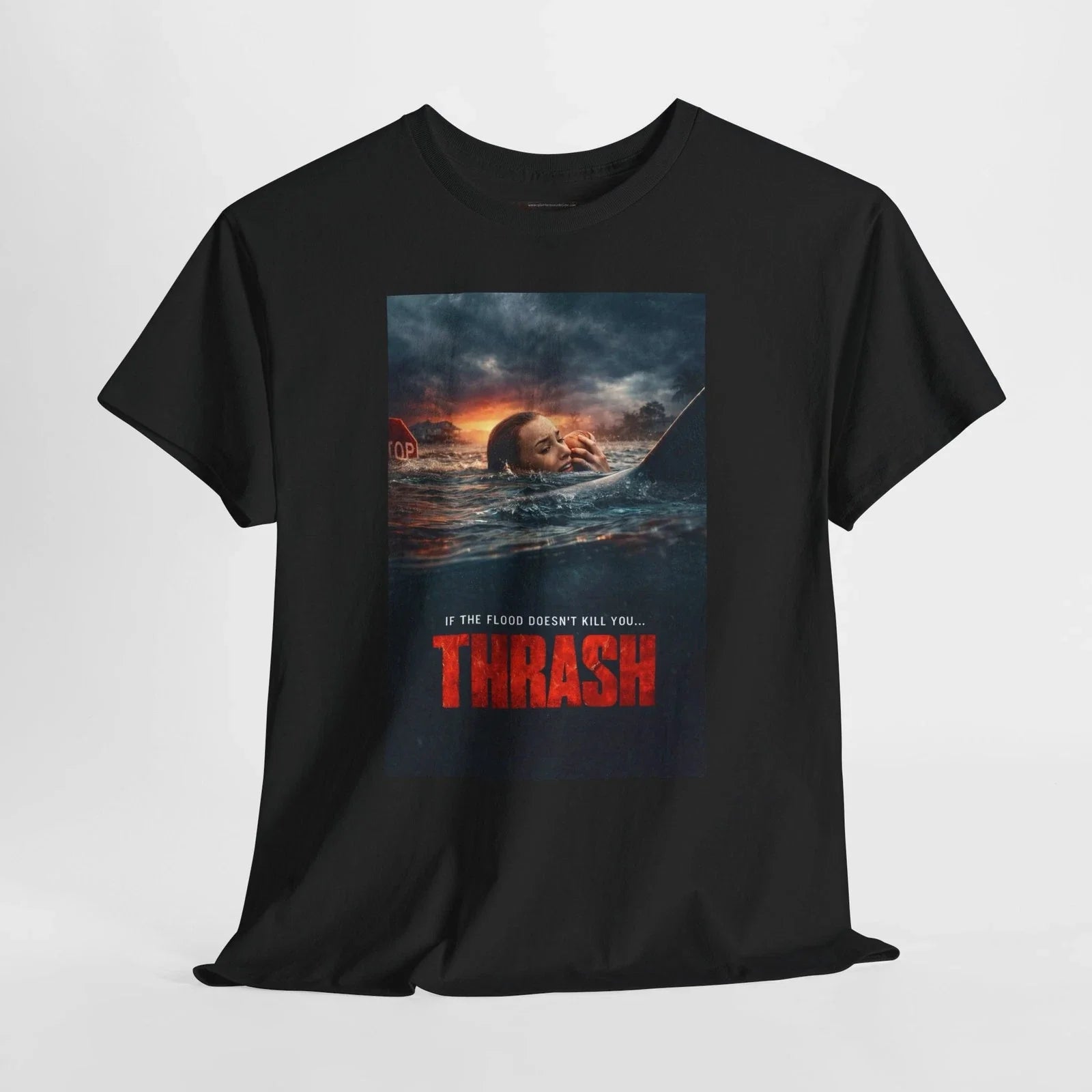 Thrash 2026 Retro Movie Poster Horror Unisex Graphic T-Shirt