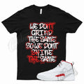 Black GRIND T Shirt for J1 12 Twist University Red Metallic White 1 4 11
