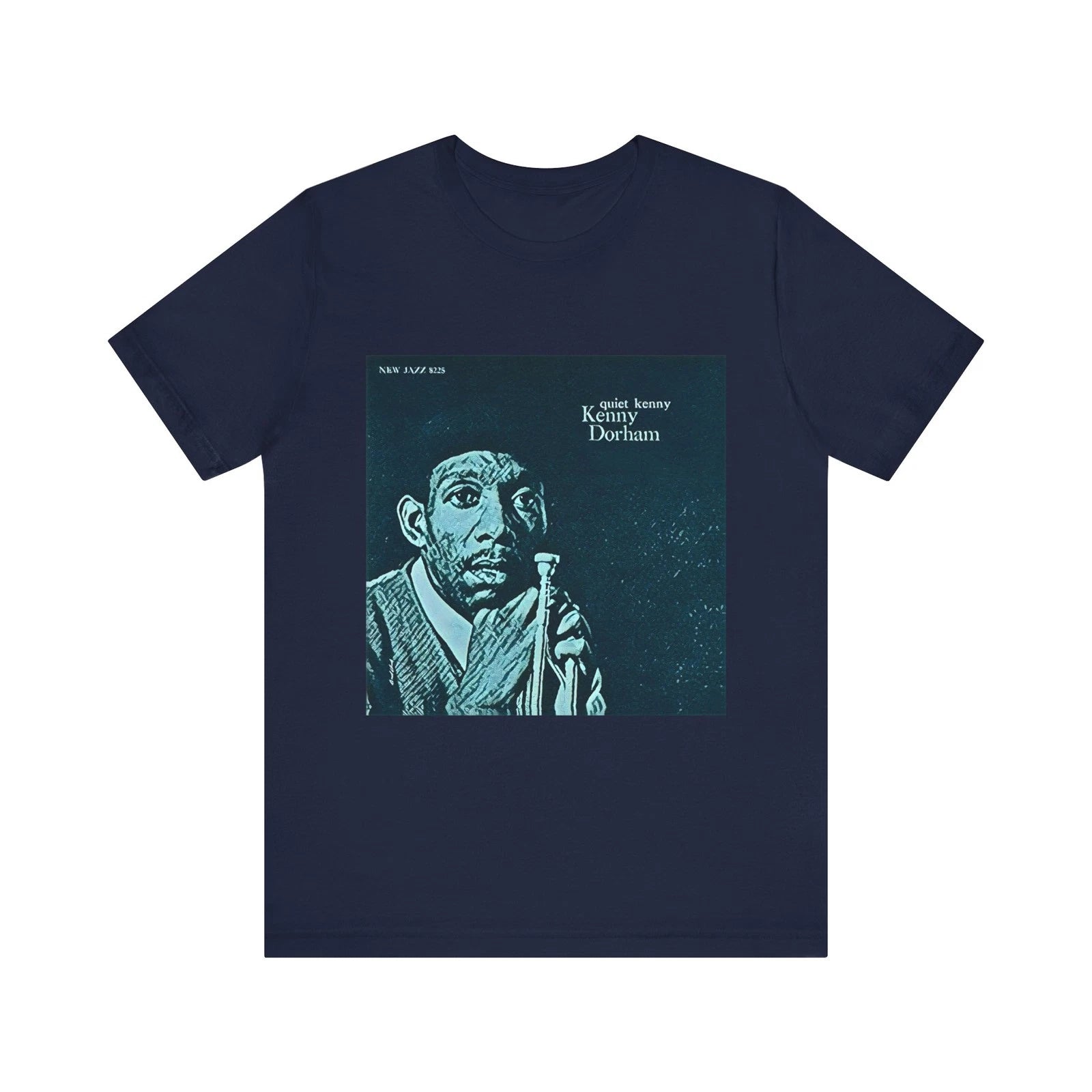 Quiet Kenny Dorham Jazz Art Short Sleeve Tee Shirt Graphic Crewneck Unisex Gift