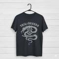 Tail of the Dragon US 129 Biker Graphic Black T-Shirt Motorcycle Tee - S402