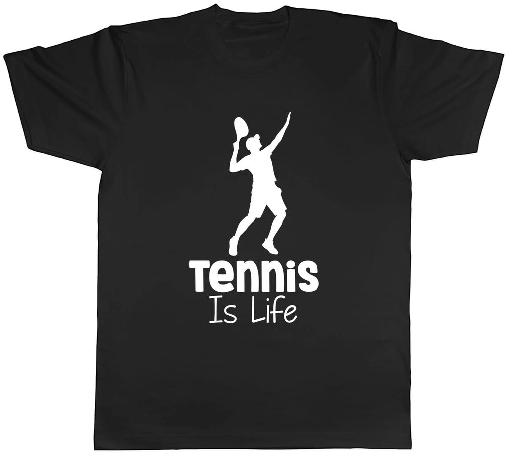 Tennis is Life Mens Unisex T-Shirt Tee