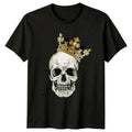 Crown Skull Mens T-Shirt Womens Tee Graphic Unisex Top