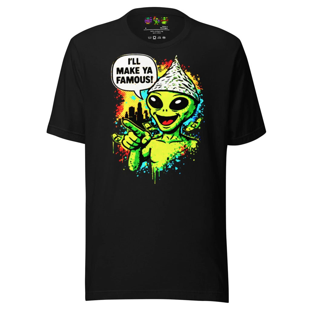 Galactic Fame | Alien T Shirt | Famous 51