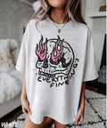 Everything is Fine Shirt, Retro Grunge Shirt, Sarcastic Shirt, Funny Skeleton