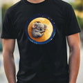 Mens Koala Sleeping On Moon Motif Cotton T-Shirt Size XS to 5XL