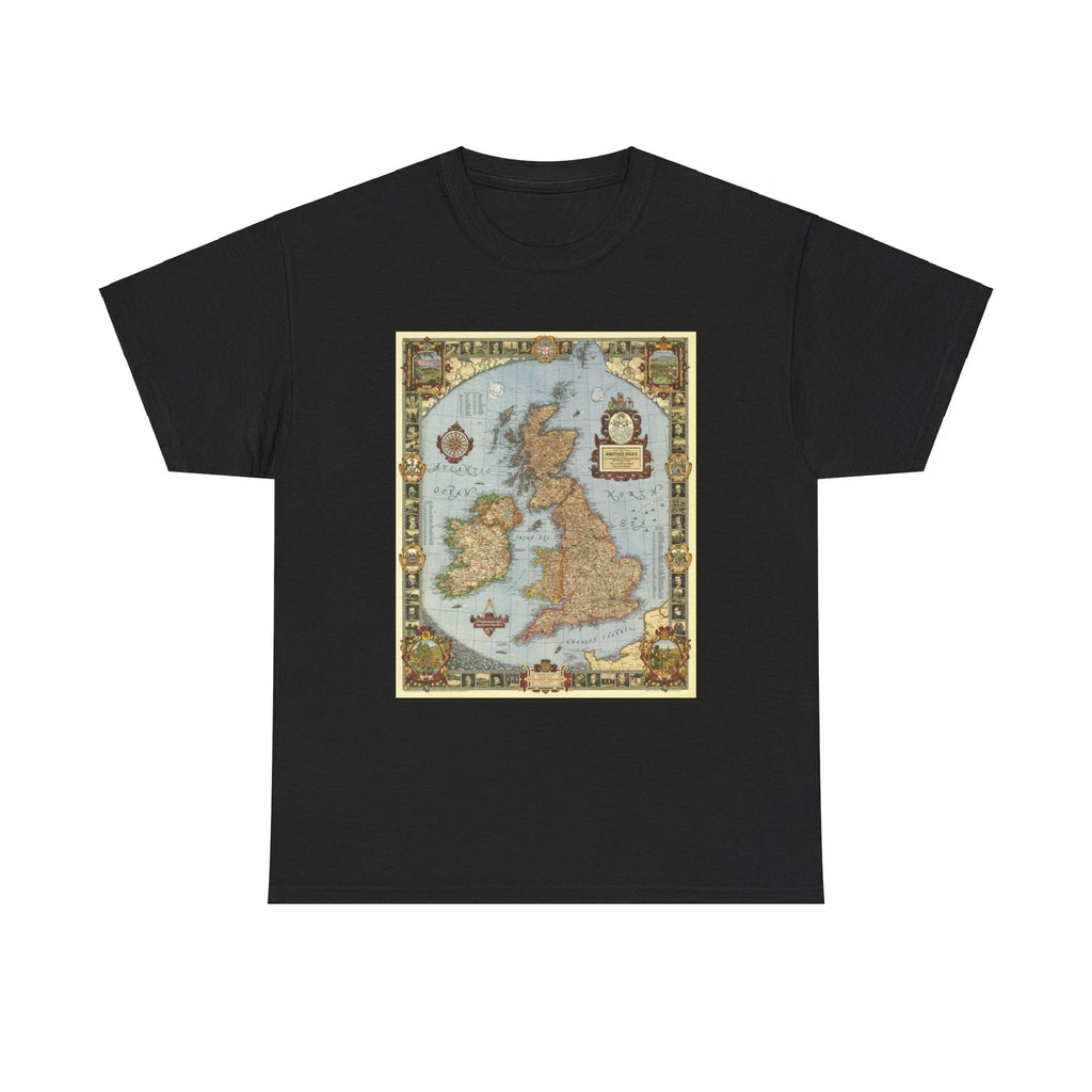 Great Britain - A Modern Pilgrim's Map (1937) (Map) T-Shirt