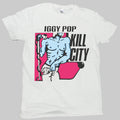 Iggy Pop Punk Rock Short Sleeve White Unisex T-shirt S-3XL