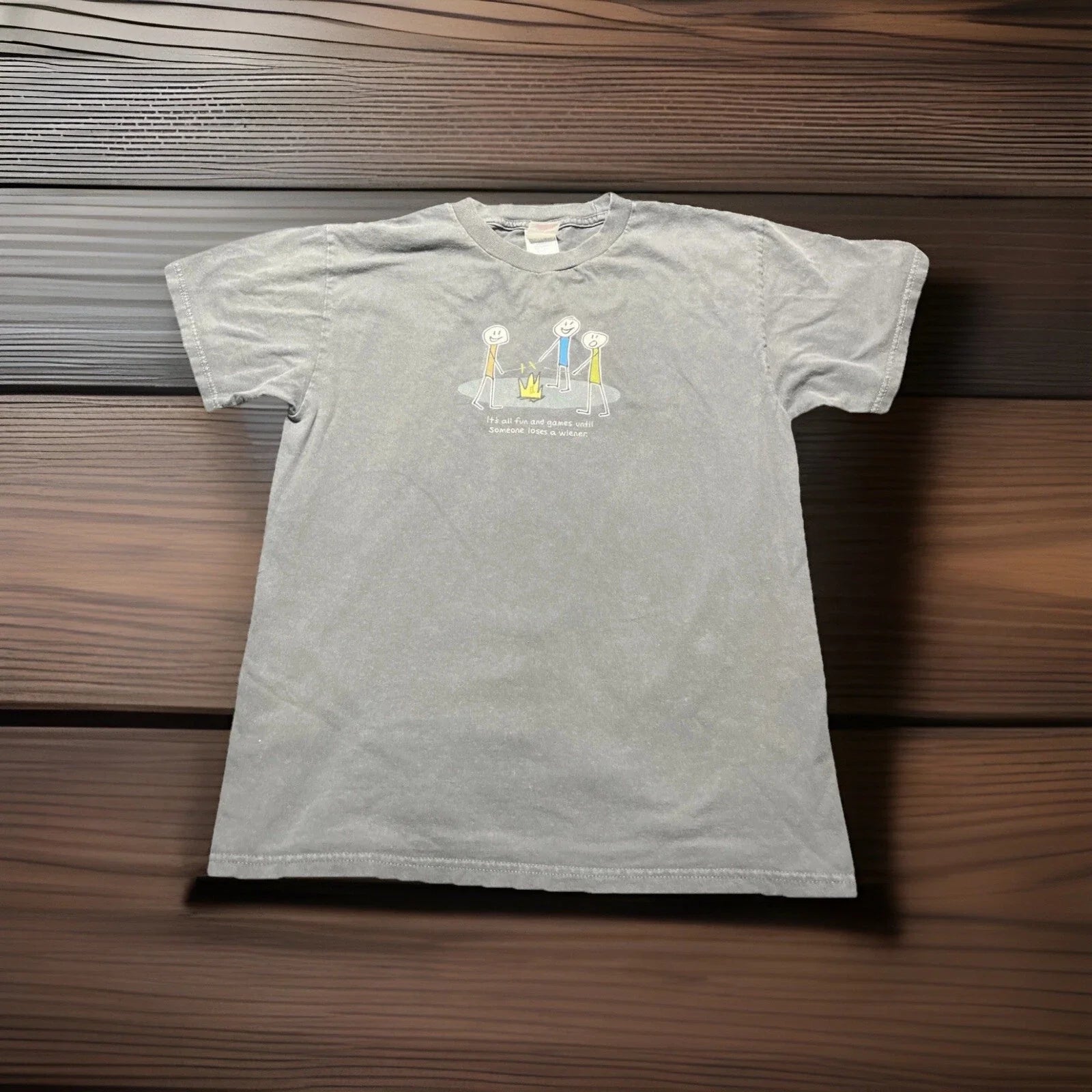Vintage Funny Graphic Tee Sz-(M)  Unisex T-Shirt Y2K