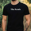 Mens The Remix Motif Cotton T-Shirt Size XS to 5XL