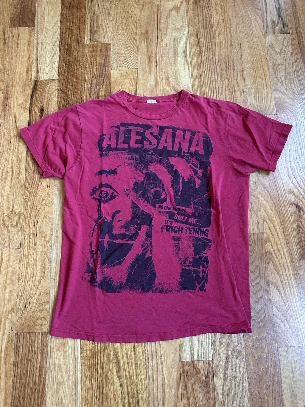 Vintage Y2K Emo goth MySpace Alesana band tee tshirt L