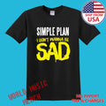 Simple Plan I Don't Wanna Be Sad Men's Black Size S-5XL