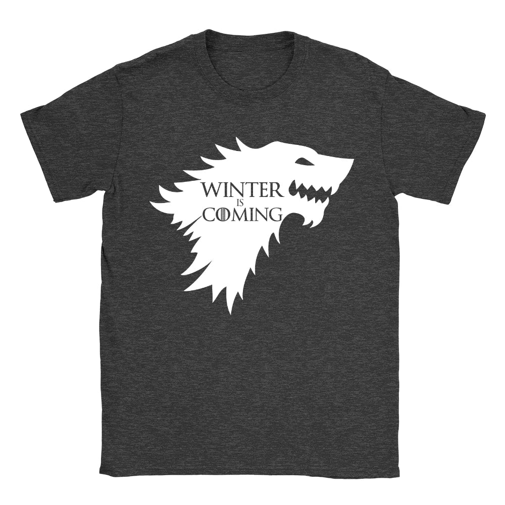 Winter Is Coming Mens T-Shirt Game Of Thrones Cool Quote Slogan Present