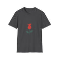 Simple Tulip Flower T Shirt Soft Breathable Cotton Minimal Graphic Casual Tee