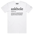 VOICEART Askhole Funny Wordplay Memes T-Shirt with Premium Graphic Design